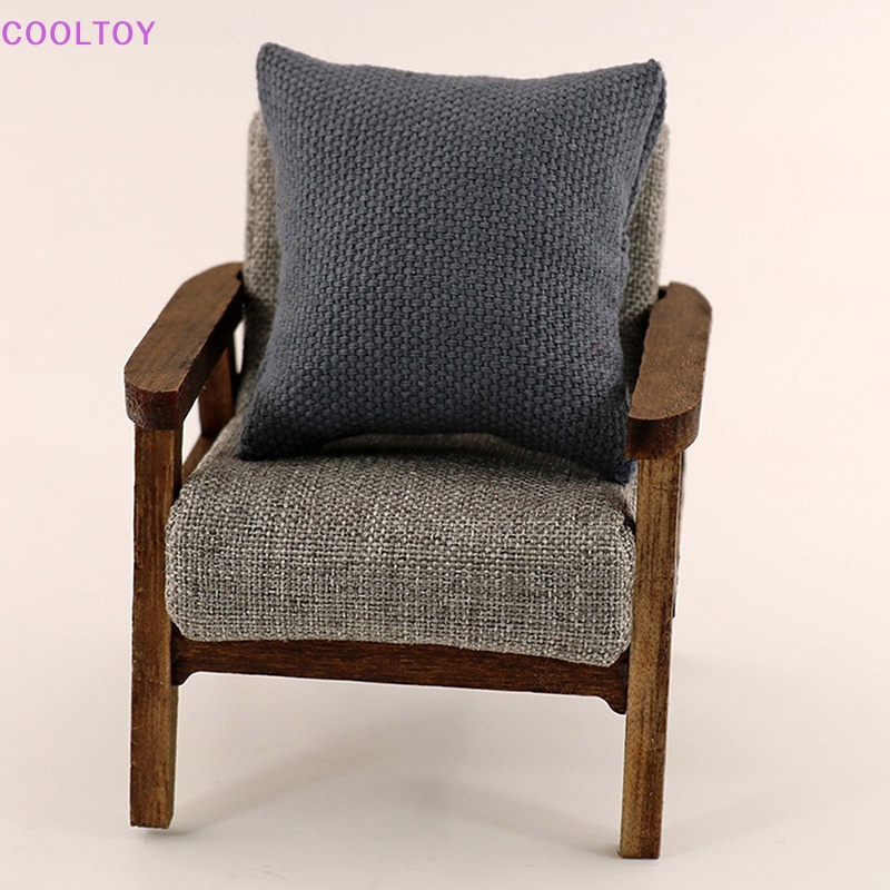Cooltoy Set 2 Gối Đệm sofa Cho Nhà Búp Bê Tỉ Lệ 1 / 12