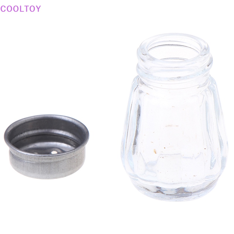 Set 2 Lọ Thủy Tinh Đựng Gia Vị Tỉ Lệ 1: 6 Cho Nhà Búp Bê