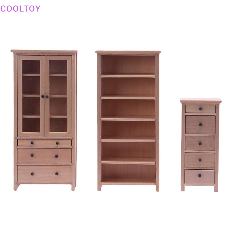 Kệ Sách Mini Tỷ Lệ 1: 12 Dùng Để Trang Trí Nhà Búp Bê