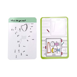 Flash Card - Doodle Activity Blue (25 Activity Cards)