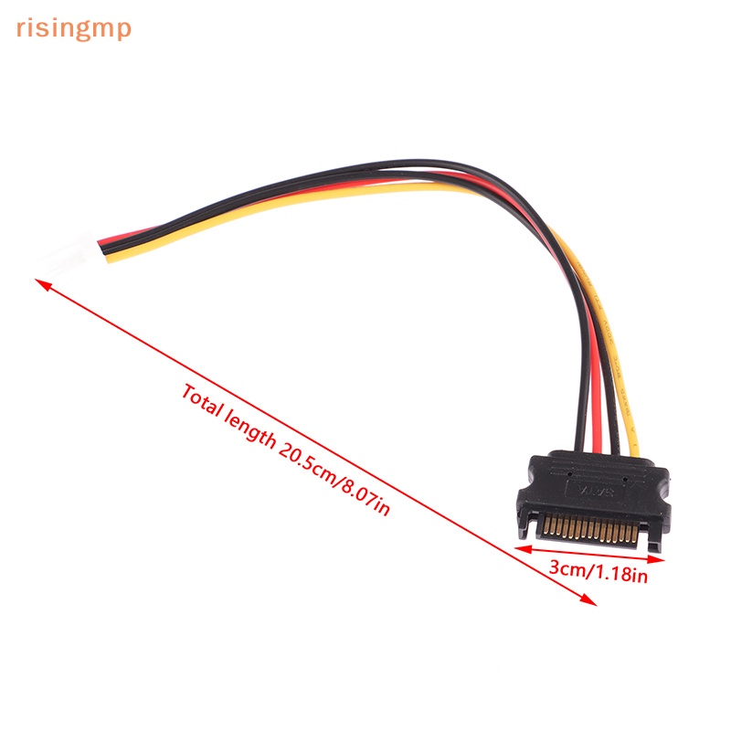 Cáp Chuyển Đổi SATA Sang SATA 4 Pin Dài 20cm Chuyên Dụng Cho Máy Tính PC