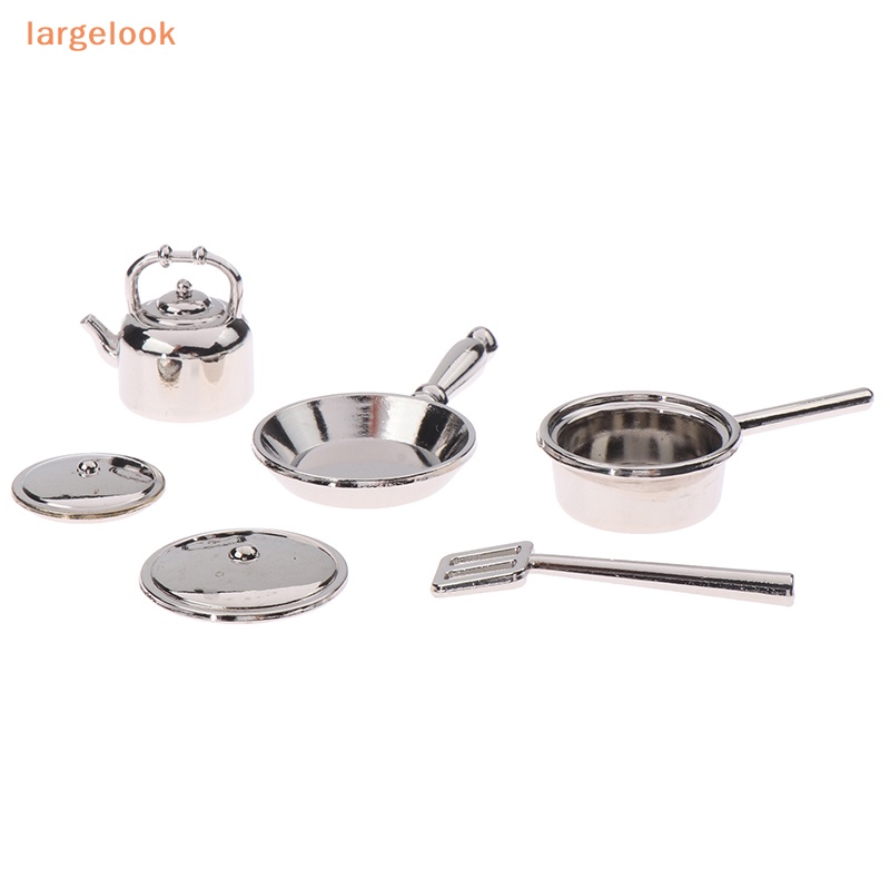 Mô Hình Nồi Chảo Mini Tỉ Lệ 1 / 12 Dùng Trang Trí Nhà Búp Bê