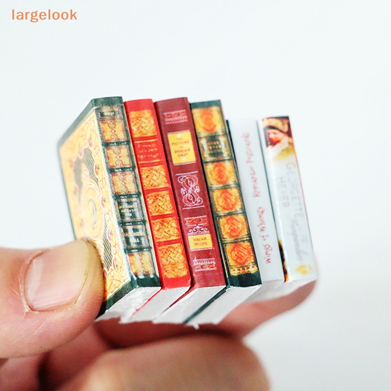 Bộ Mô Hình Quyển Sách Trang Trí Nội Thất Nhà Búp Bê Tỉ Lệ 1 / 12