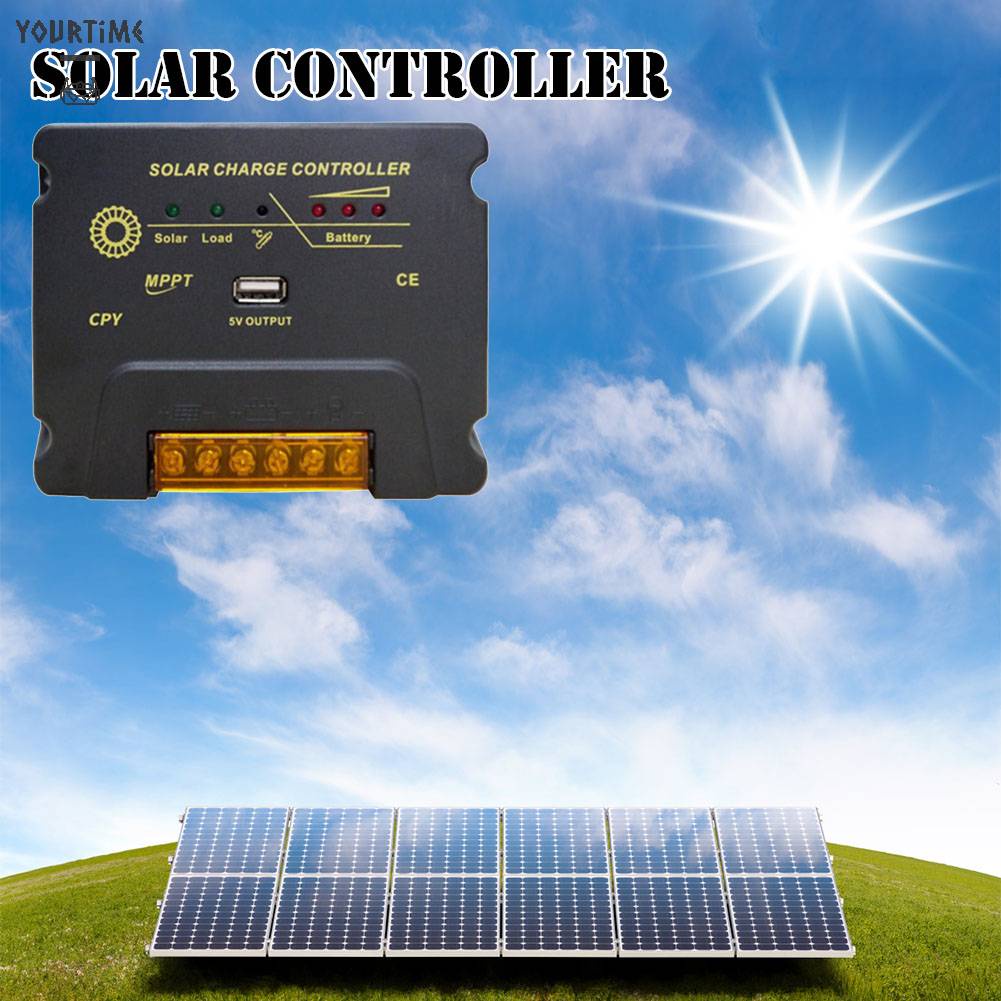 Bộ Điều Khiển Sạc Năng Lượng Mặt Trời 10A 20A 12V 24V MPPT