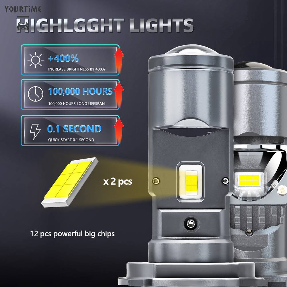 Bóng ĐèN Pha LED H4 20000LM IP68 ChốNg NướC Cho Xe Hơi