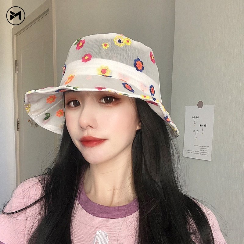Nón Tai Bèo Chống Nắng Phối Lưới Thoáng Khí Mẫu Mới 2023 Phong Cách Nhật Bản Nhật Bản Cho Nữ