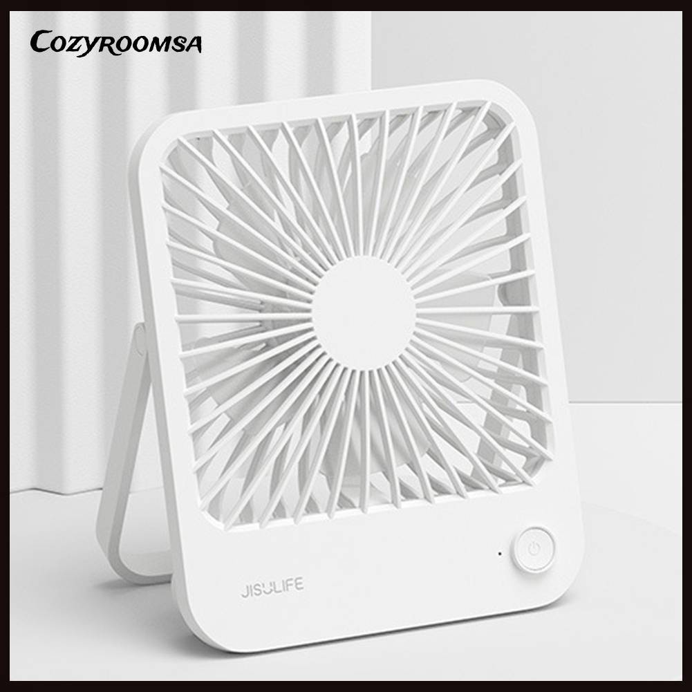 Quạt Làm Mát Để Bàn 4 Tốc Độ Yên Tĩnh 2000mAh / 4500mAh Có Thể Gập Lại