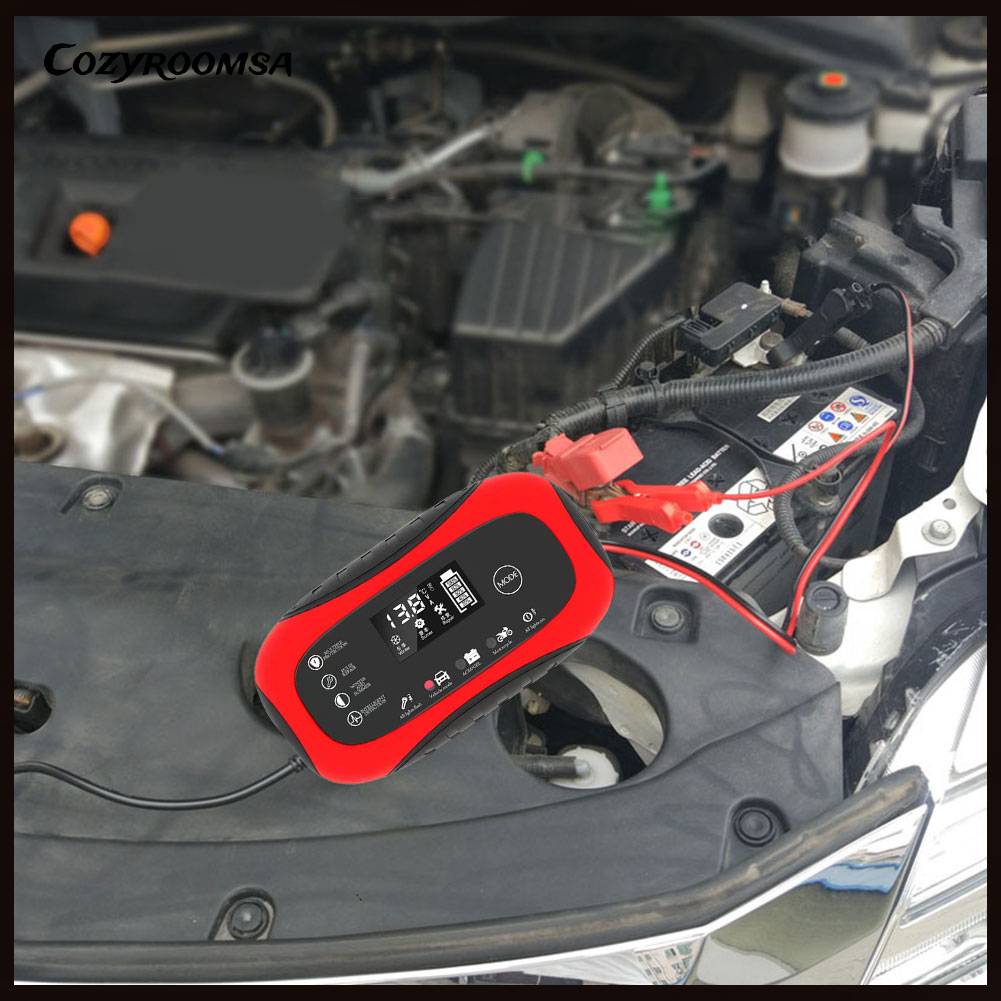 Bộ Sạc Pin Kỹ Thuật Số 12V 6A 12V Cho Xe Máy SUV