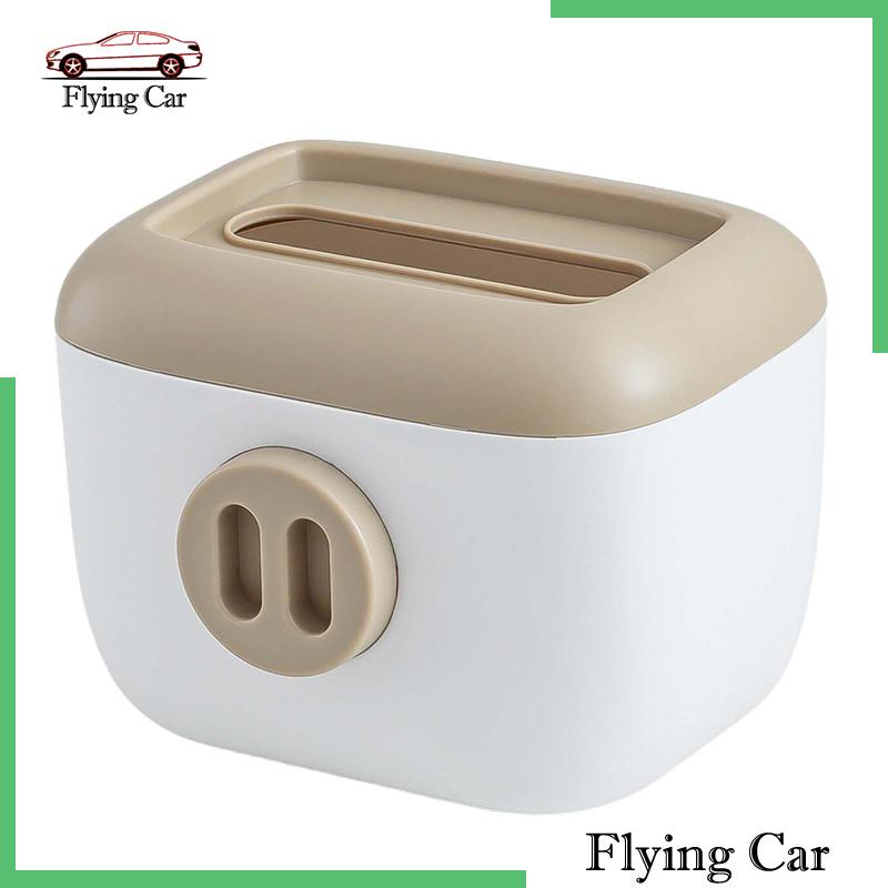 Set 2 Vỏ Bọc Hộp Đựng Khăn Giấy Có Lò Xo Tiện Dụng Cho Nhà Bếp