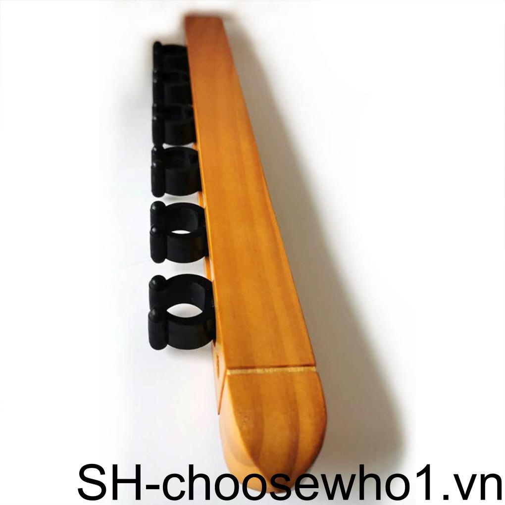 1 Set Giá Đỡ Gắn Tường 6 Lỗ Hỗ Trợ Chơi Bida Tiết Kiệm Không Gian