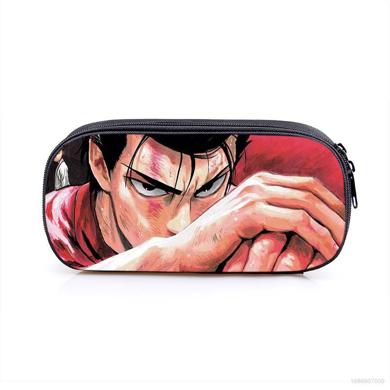 Túi Đựng Bút Chì Một Lớp Có Khóa Kéo Họa Tiết Hoạt Hình ONE PUNCH-MAN Cá Tính