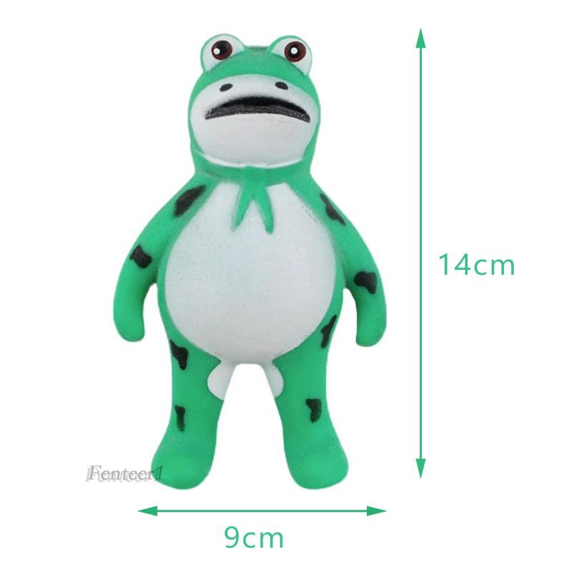 [Fenteer1] Đồ Chơi Bóp Mềm Không Vỡ Hình Chú Ếch Cho Tiệc Tùng