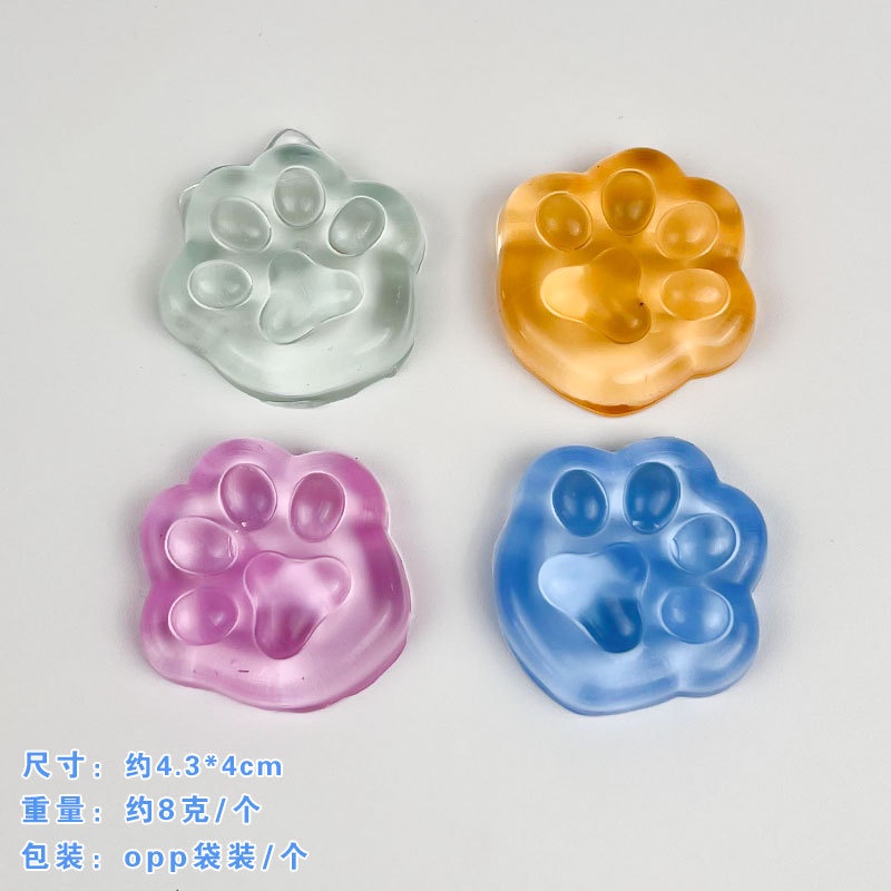 Đồ Chơi Khối Lập Phương Trong Suốt Phát Nhạc Hình Bàn Chân Mèo YL133