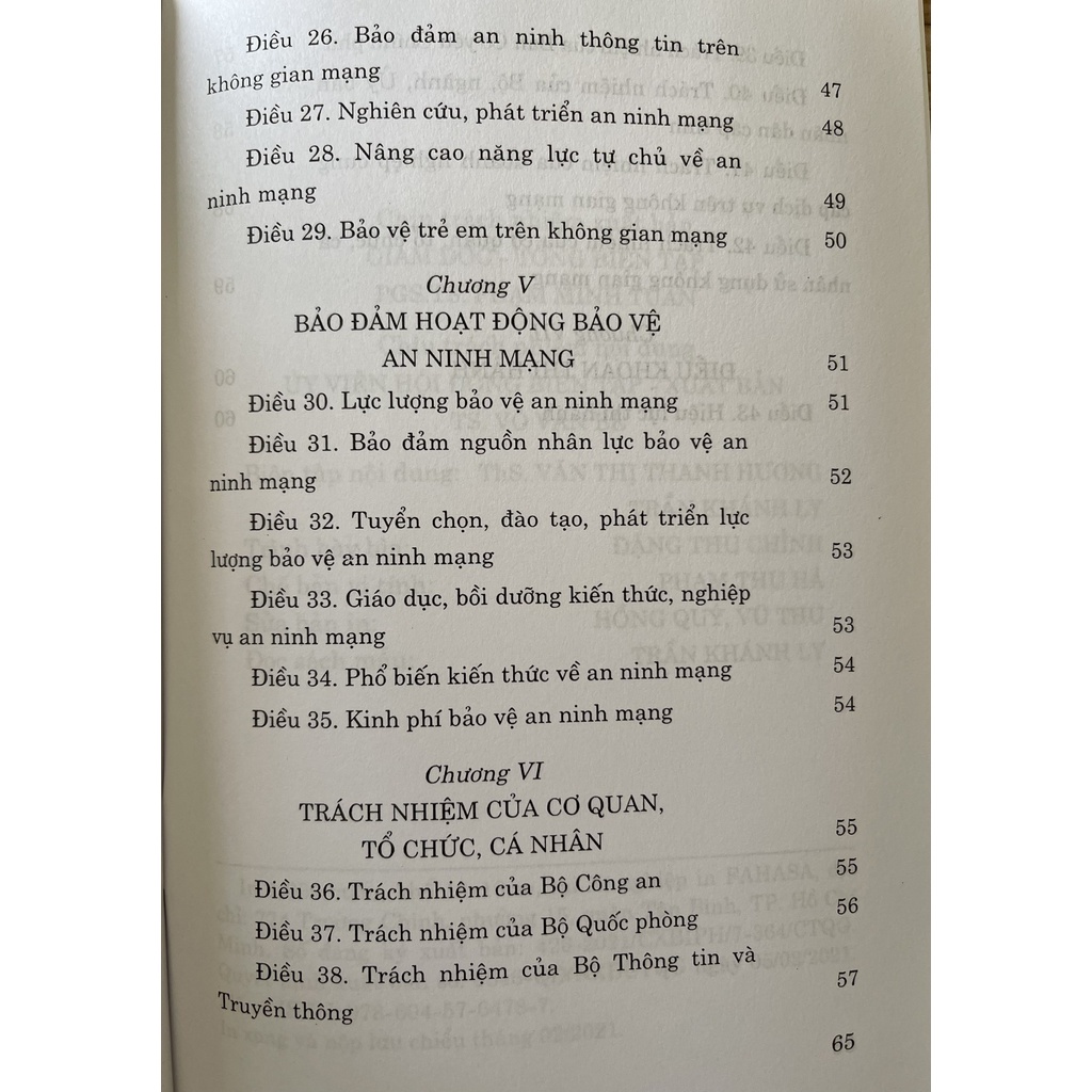 Sách Luật An Ninh Mạng  - Nhà Sách Sự Thật