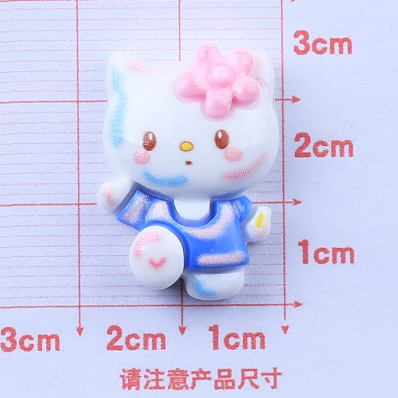 Phụ Kiện Trang Trí Điện Thoại Hình Đôi Giày Crocs Màu Laser Kuromi Diy