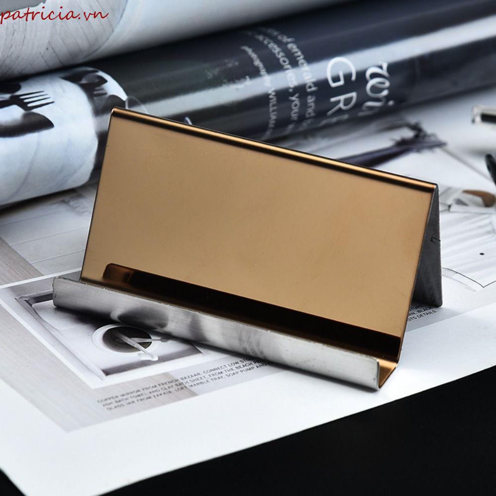 Giá Đỡ Danh Thiếp Bằng Thép Không Gỉ 4 Màu Thời Trang Chất Lượng Cao
