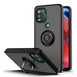 Ốp điện thoại kiểu giáp chống sốc kèm giá đỡ nhẫn sang trọng cho motorola moto g stylus 5g