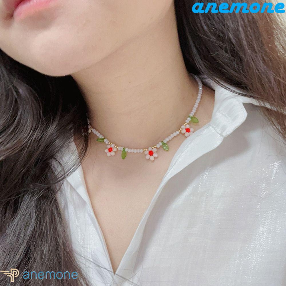 Vòng Cổ Choker Y2K Mặt Hoa Lá Phong Cách Bohemian Hàn Quốc Dành Cho Nữ