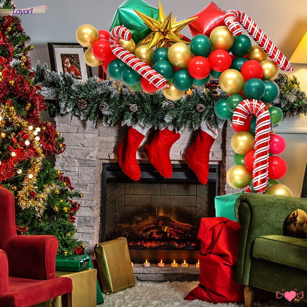 1 Bong Bóng Hình Nón Trang Trí Giáng Sinh Thời Trang DIY