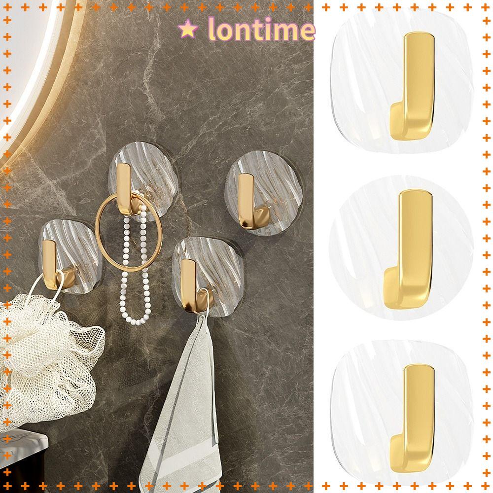 Giá Đỡ Móc Treo Áo Khoác Bằng Acrylic Dính Tường Tiện Dụng Cho Phòng Tắm