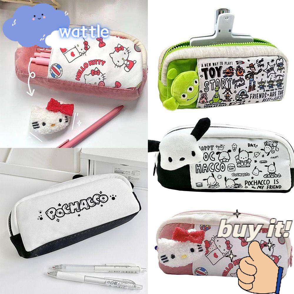 Túi Đựng Bút Nhiều Ngăn In Họa Tiết Chó Pacha Dễ Thương Cho Học Sinh