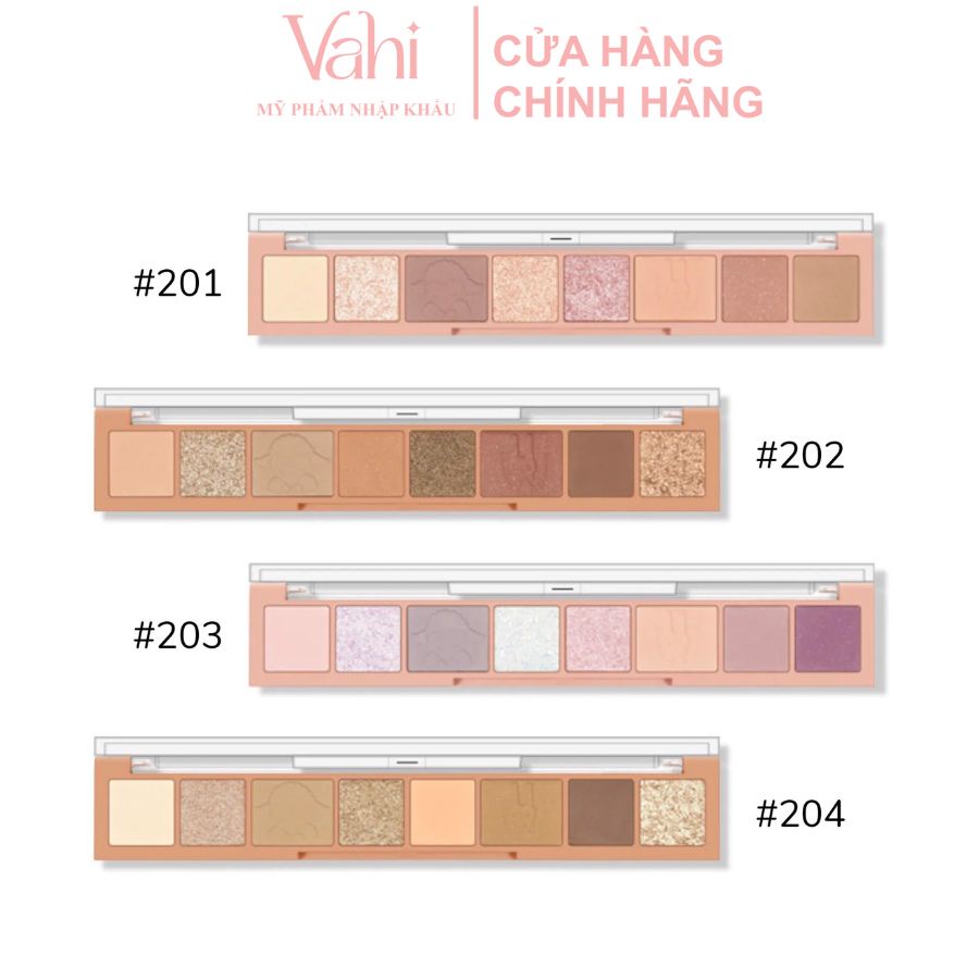 Bảng phấn mắt 8 ô HOLD LIVE FINGERTIP STAR