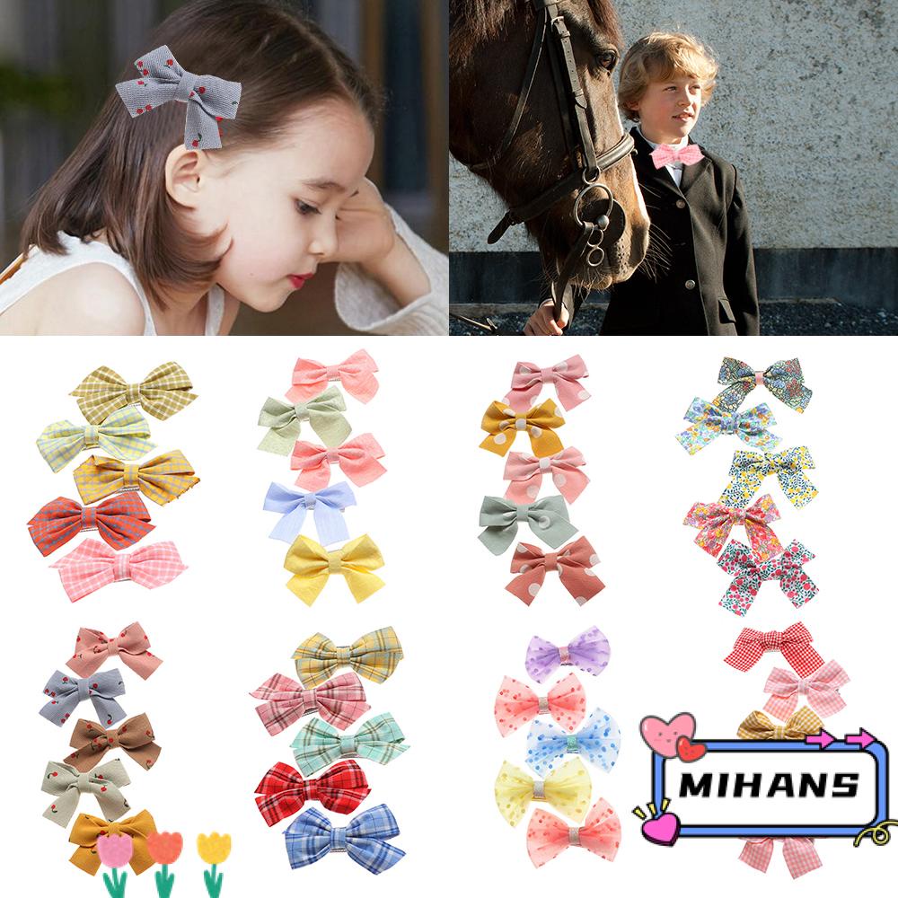 Set 5 Kẹp Tóc Hình Nơ Dễ Thương