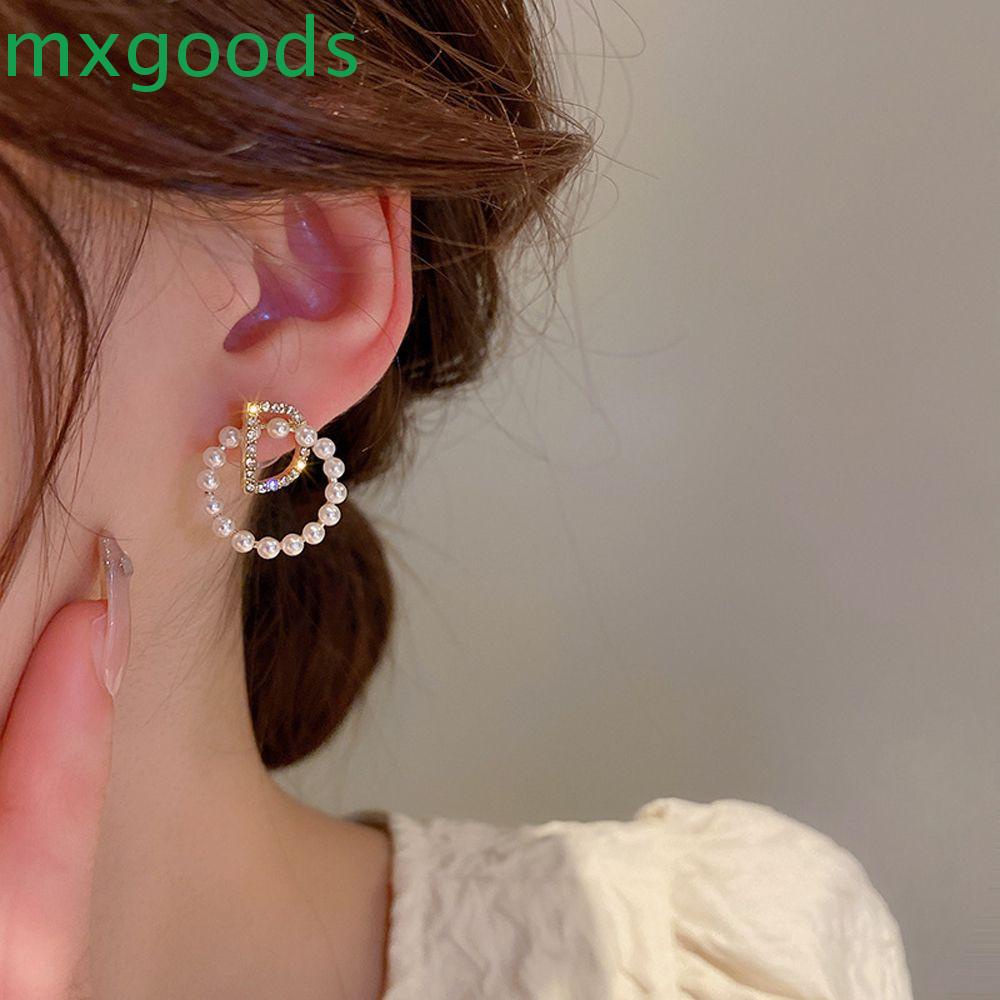 Mxgoods Khuyên Tai Lủng Lẳng Mặt Chữ D Hợp Thời Trang Cho NữKhuyên Tai Dáng Dài Hình Giọt Nước Thời Trang