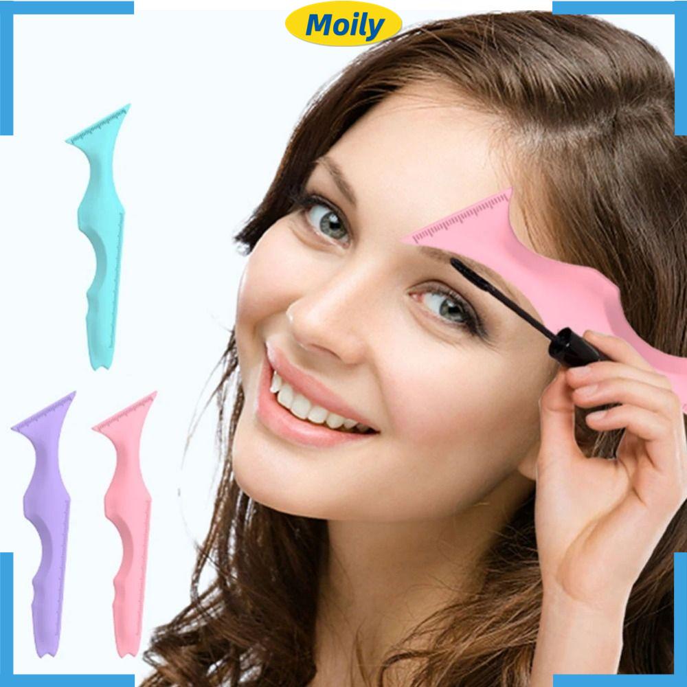 Khuôn Kẻ Mắt / Lông Mày Đa Năng Bằng Silicone Dành Cho Nữ