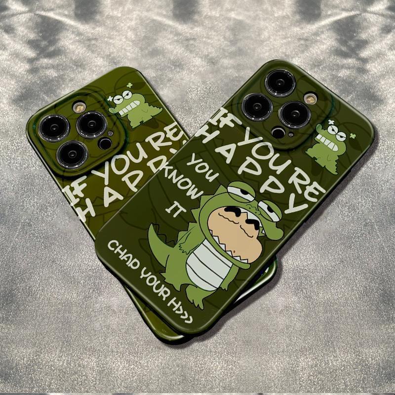 Ốp Điện Thoại Dẻo Họa Tiết Hoạt Hình Shin-Chan Dễ Thương Chống Sốc Cho Iphone max 786In plus 14pro 11 13iPhone12 2Z9G