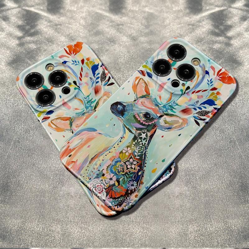 Ốp Điện Thoại Chống Sốc Họa Tiết Tranh Sơn Dầu 786In14Pro iPhone1211max 13