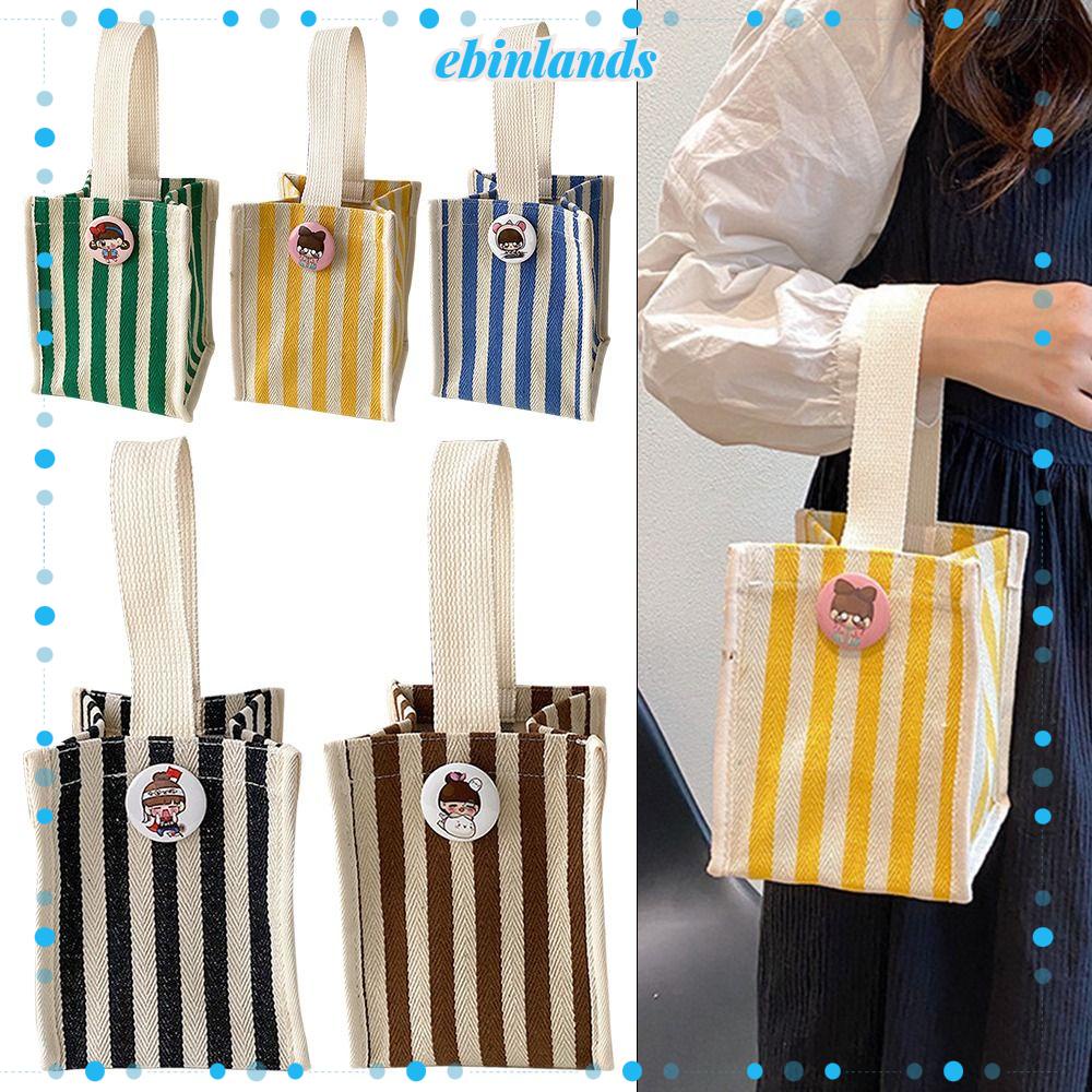 Túi Xách Tay Hoa Văn Kẻ Sọc Giản Dị Thời Trang