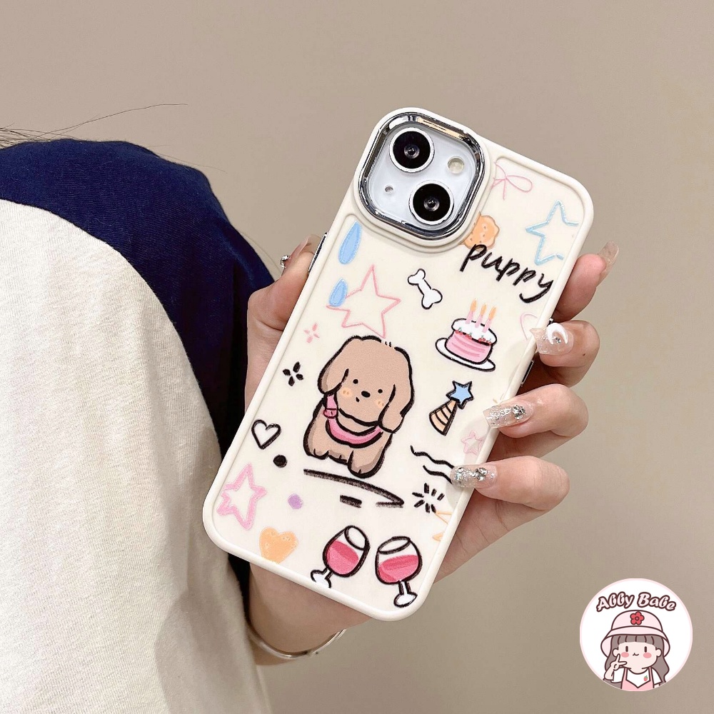 Ốp Điện Thoại TPU Mềm Bóng In Hình Cún Hoạt Hình Chống Bẩn Cho IPhone 14 Pro Max 11 12 Pro Max X XS 7Plus