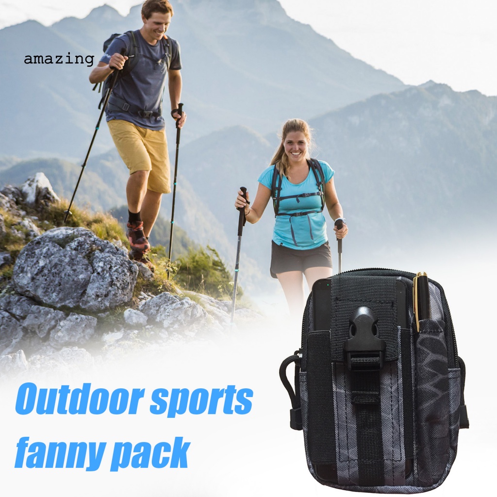 Túi Đựng Điện Thoại Đa Năng Đeo Hông Cỡ Lớn Phong Cách Thể Thao Cho Nam