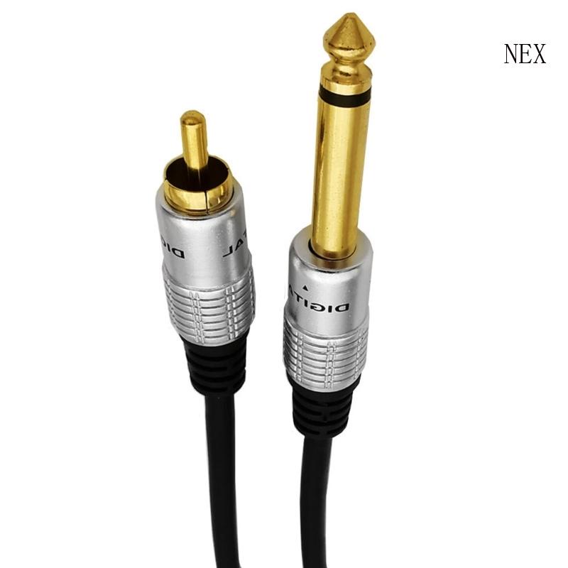 Cáp ChuyểN ĐổI Mở RộNg 6 35mm 1 4 ĐầU CắM Sang ĐầU CắM RCA 6 35 Sang RCA 3 5 0