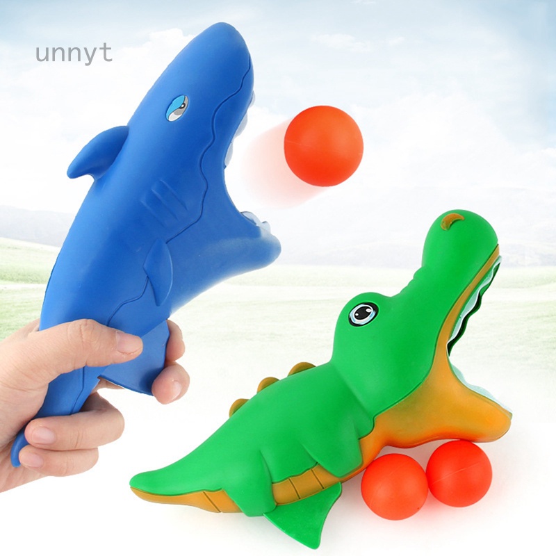 Đồ Chơi Bóng Bắn Cá Heo Hoạt Hình Màu Xanh Dương Cho Trẻ Em Trong Nhà / Ngoài Trời