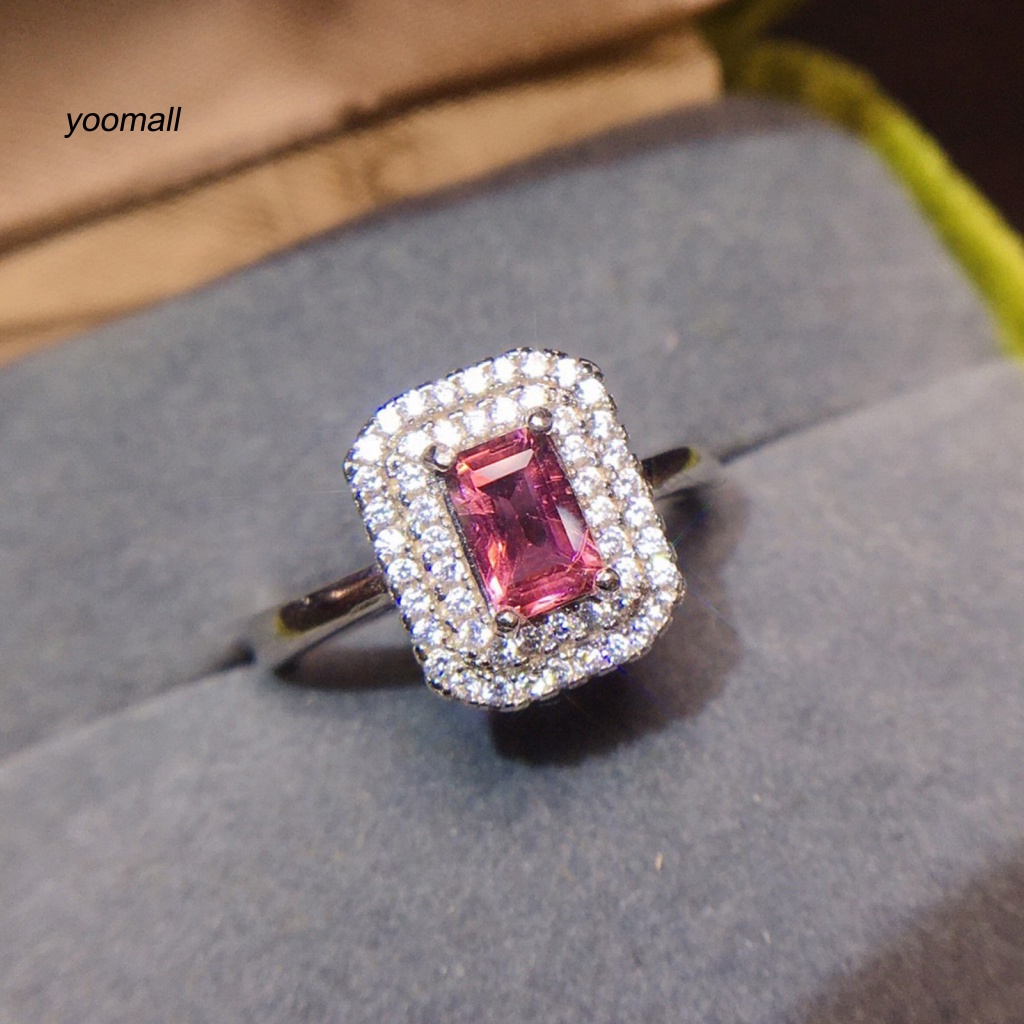 Nhẫn Hở Đính Pha Lê Nhân Tạo Tinh Tế Có Thể Điều Chỉnh Cho Nữ