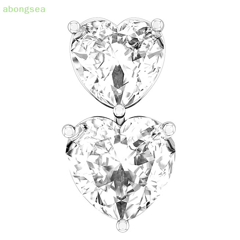 Khuyên Rốn Đính Đá Zircon Hình Trái Tim Thời Trang Cho Nữ