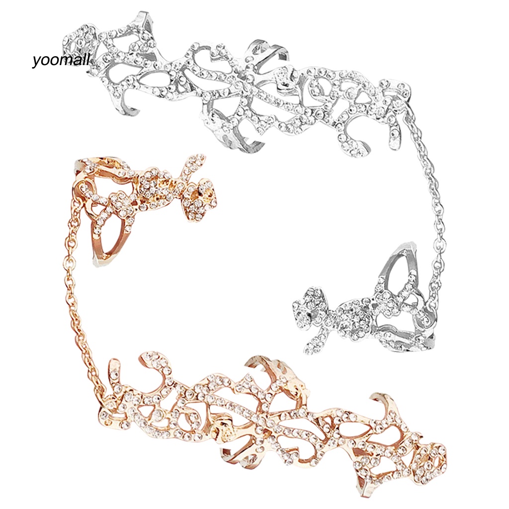 Nhẫn Hợp Kim Hình Hoa Hồng Đính Đá Thời Trang Dự Tiệc