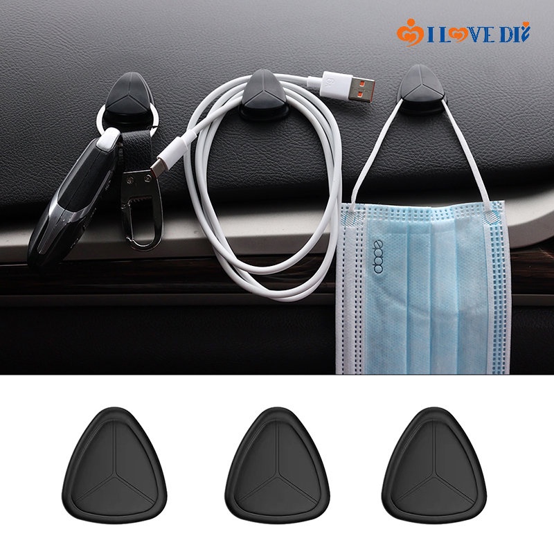 1 Móc Treo Chìa Khóa Gắn Bảng Điều Khiển Xe Hơi Tiết Kiệm Không Gian Tiện Dụng