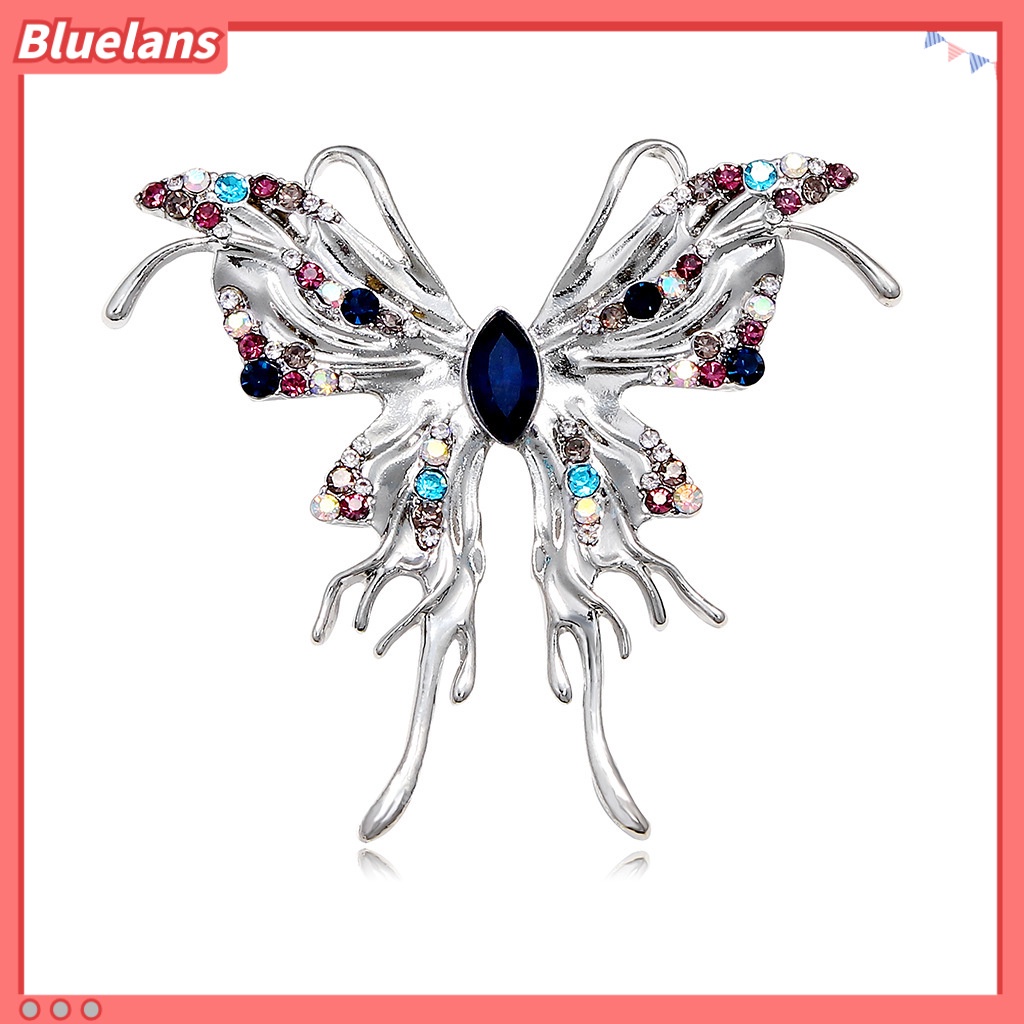 [BLS] Ghim Cài Áo Đính Đá Hình Bướm Cá Tính Cao Cấp Dễ Phối Đồ