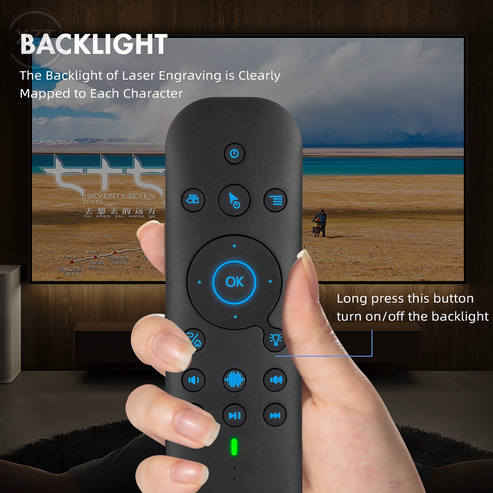 Bàn Phím Không Dây G60S Kết Nối Bluetooth 5.0 + 2.4G Cho TV Thông Minh