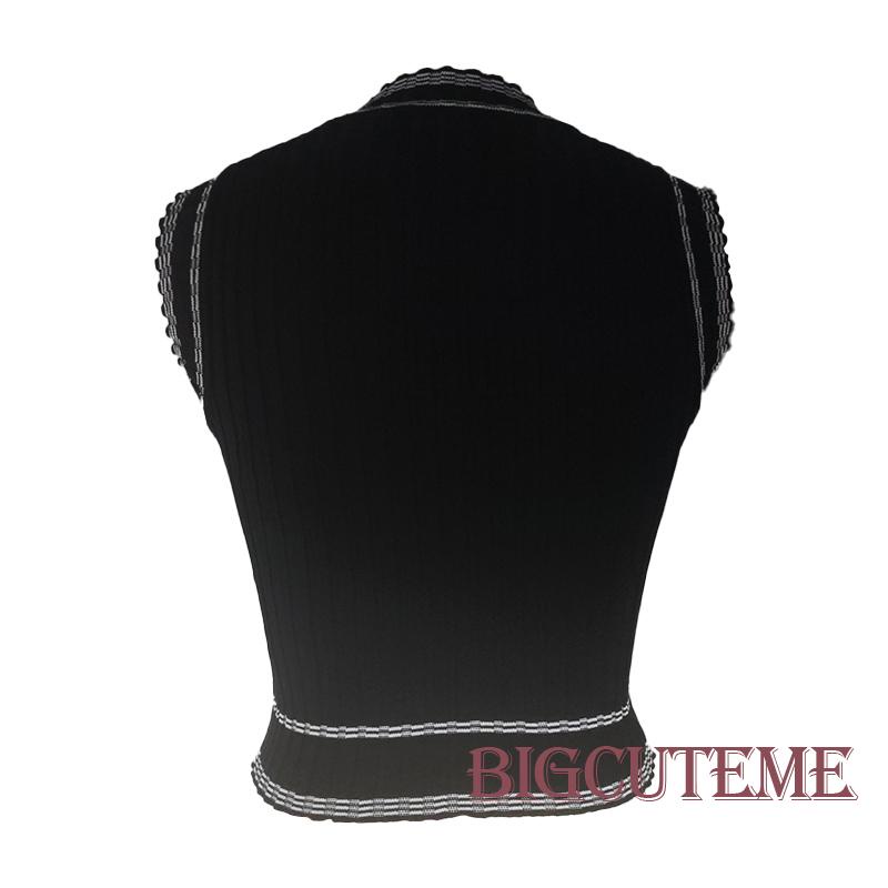 [] Áo Tank Top Không Tay Cổ Tròn Ôm Dáng Phong Cách Đường Phố Mùa Hè Cho Nữ