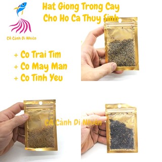 Hạt giống thủy sinh cỏ Trái Tim, Cỏ May Mắn, Cỏ Tình Yêu cho hồ cá 5 gram