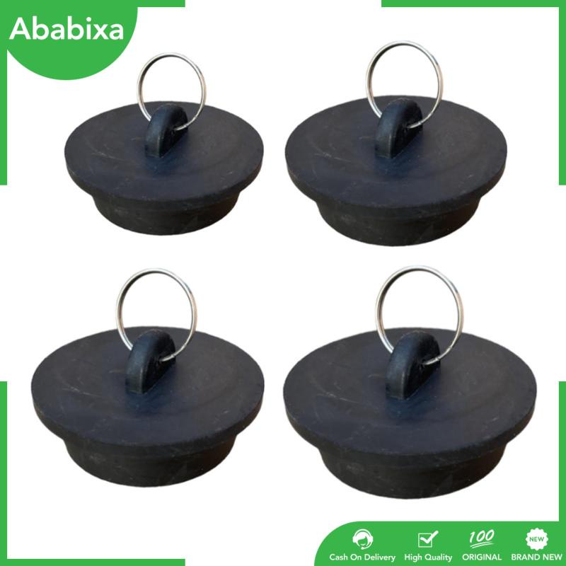 Set 4 Nút Cao Su Chặn Lỗ Thoát Nước Bồn Rửa Nhà Bếp / Bồn Tắm