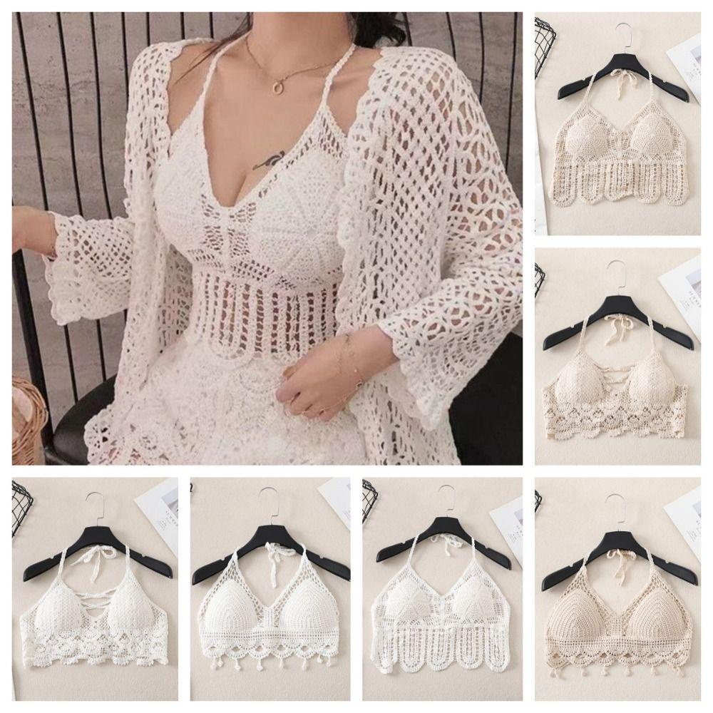 Áo Croptop Dệt Kim Mềm Mại Hai Dây Hở Lưng Phong Cách Hàn Quốc Cho Nữ