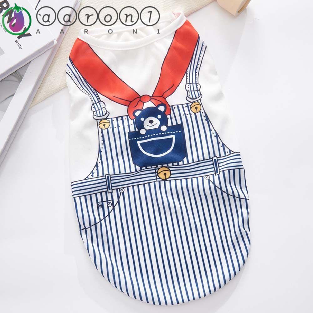 Aaron1 Áo Thun Họa Tiết Gấu / Thỏ Dễ Thương Dành Cho Thú Cưng