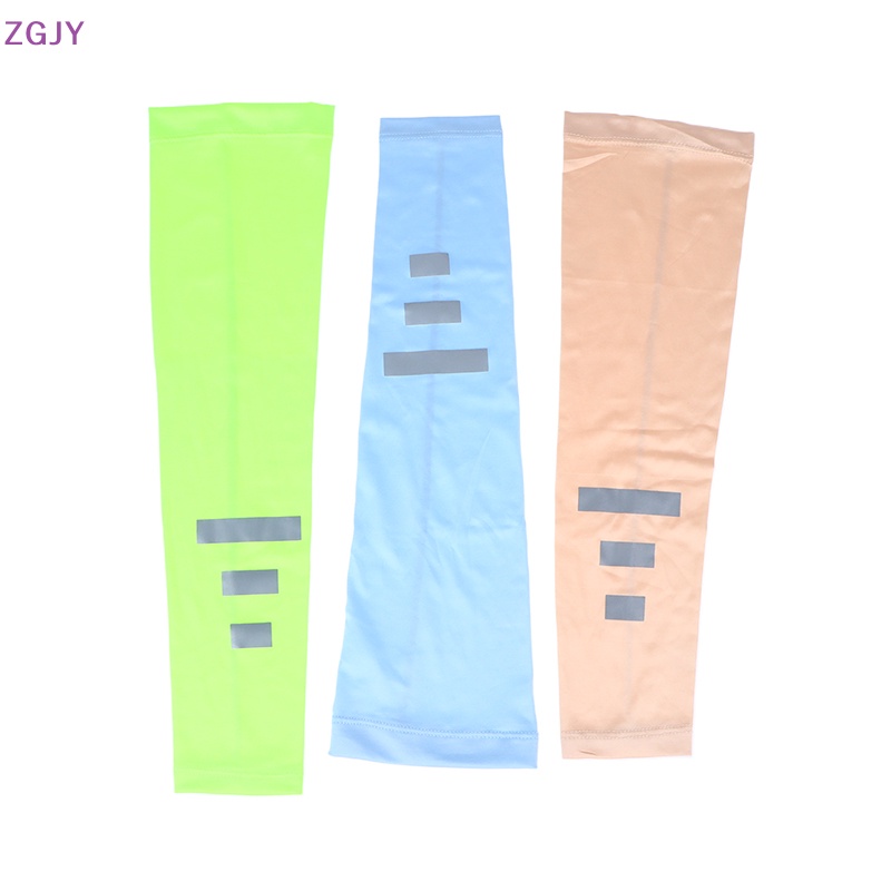 Set 2 Găng Cánh Tay Chống Nắng Bằng Lụa Lạnh Thoáng Khí Khô Nhanh Cho Nữ Mới