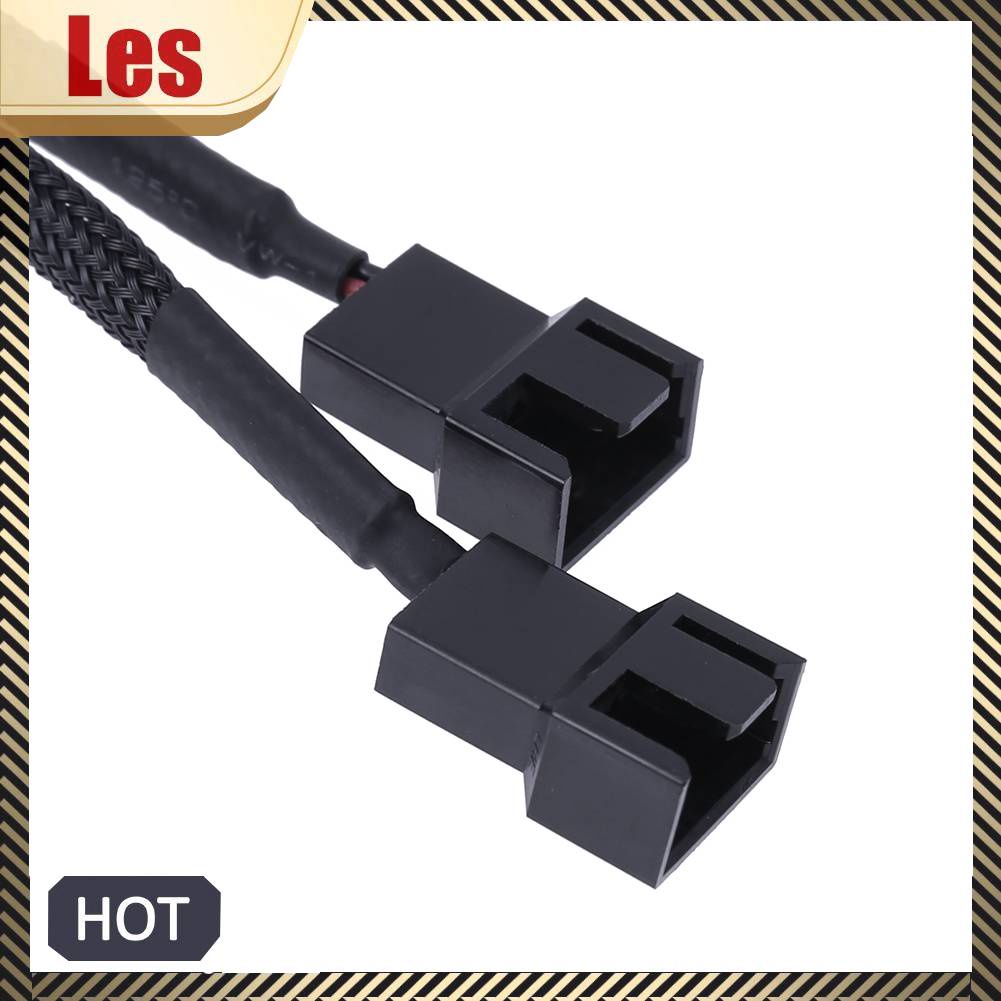 Cáp Chia Quạt Tản Nhiệt IDE Molex 4Pin Sang 2 Cổng 3Pin / 4Pin
