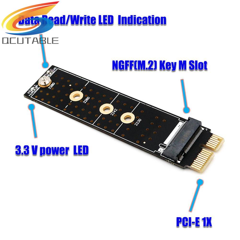 Thẻ Mở Rộng Chuyển Đổi NGFF M.2 NVME SSD Sang Pcie PCI-E 1X
